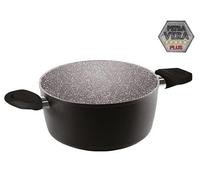 PENTOLA TEGAME CASSERUOLA AETERNUM PEARL Ø20CM PETRAVERA PLUS RINFORZATO