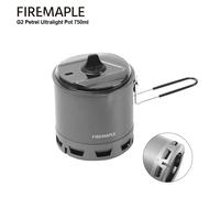 Pentola ultraleggera Fire-Maple G2 Petrel Pentola leggera per scambiatore di calore ad alta efficienza per esterni per escursioni, viaggi, campeggio, 750ML