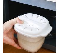 Pentola Vaporiera Microonde Progettata per Cucinare Riso Verdure e Pasta Rapidam