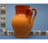 Pentola vaso Pignata In Terracotta con Doppio Manico diam 22 cm bocca larga