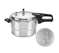 Pentole a pressione - Casseruola Minute 5 litri con cestino a vapore rimovibile, pentola in alluminio per carni pollame verdure pesci, cucina casa