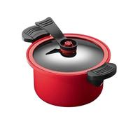 Pentole a pressione di grandi dimensioni, distribuzione uniforme del calore, pentole da cucina per zuppa e riso antiaderente da campeggio all'aperto pentola da cucina casalinga essenziale