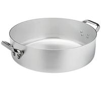 Pentole Agnelli Casseruola bassa Linea Professional Alluminio 3 mm 2 manici Ø 36 cm