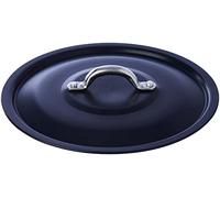 Pentole Agnelli Al Black Coperchio con Ponticello Tubolare, Nero, 16 cm