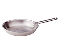 Pentole Agnelli ALIX111ALIN20 Padella con Manico, Alu-Inox, Argento, 20 cm