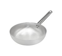 Pentole Agnelli Alluminio 3 mm Professionale Padella Alta Per Saltare Con Manico