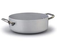Pentole agnelli casseruola 104 alta ø 28, in alluminio puro adatto ad induzione,