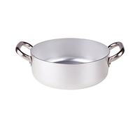 Pentole Agnelli ALMA10632 Cm 32 Agnelli Alluminio Professionale, 8.4 L, Acciaio Inossidabile, Argento, 32 cm