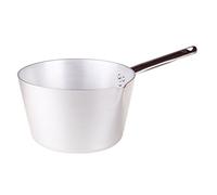 Pentole Agnelli ALMA10916 Casseruola Conica con Manico in Acciaio, Alluminio Professionale 3 mm, 16 cm