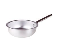 Pentole Agnelli ALMA111BM24 Padella per Mantecare, Alluminio, Argento, 24 cm