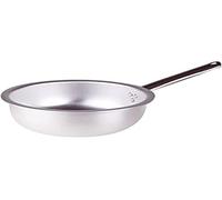 Pentole Agnelli ALMA111BM28 Padella per Mantecare, Alluminio, Argento, 28 cm