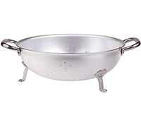 Pentole Agnelli ALMA11528 Alluminio Professionale 3 mm, Colapasta a Tre Piedi con 2 Maniglie, 28 cm