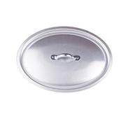 Pentole Agnelli ALMA129OV34 Alluminio Professionale 3 mm, Coperchio Ovale, 34 x 23 cm