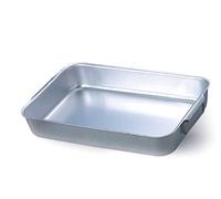 ROSTIERA Alluminio cm 36X26X8H PESANTE 2 MANIGLIE Professionale Pentole Agnelli