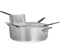 Casseruola alta in alluminio - 4 colapasta a spicchio incl.