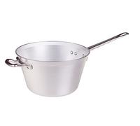 PAIOLO POLENTA Alluminio Ø cm 28 X17H 2 MANICI Professionale Pentole Agnelli