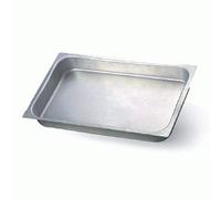 Pentole Agnelli ALMA18240 Gastronorm Teglia in Lega Alluminio 3003, Argento, 4 cm