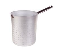 Pentole Agnelli Colapasta/Scaldapasta Cilindrico in Alluminio con Manico Tubolare, Acciaio Inossidabile, Argento, 16 cm