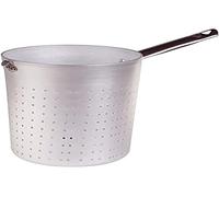 Pentole Agnelli Colapasta/Scaldapasta Cilindrico in Alluminio con Manico Tubolare, Acciaio Inossidabile, Argento, 26 cm