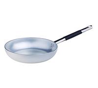 Pentole Agnelli ALMC111BC32 Padella Svasata Alta "Saltare" con Manico "Cool", Argento, 32 cm, 1 Pezzo