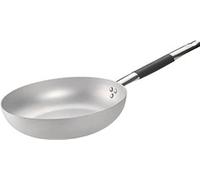 Pentole Agnelli, Padella svasata alta in alluminio 3mm per induzione, 1 manico, 28 cm, ALMC111BPIC28,8007441673000