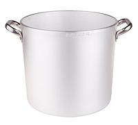 Pentole Agnelli ALMR110350 Pentola Cilindrica Radiante con Due Maniglie Inox, Argento, 50 cm, 85 l, 1 Pezzo