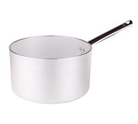 Pentole Agnelli ALMR110528 Linea Alluminio Professionale 5 mm Casseruola Alta con 1 Manico, 28 cm