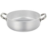 Agnelli linea Professionale Albergo Casseruola Bassa in alluminio 2 manici 28 cm