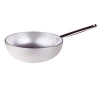 WOK FONDO SVASATO Alluminio 5 Ø 32 X11H Radiante Professionale Pentole Agnelli