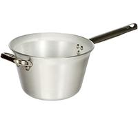 Pentole Agnelli ALMR65B20 Paiolo Radiante per Polenta con Manico e Maniglia Inox, Argento, 20 cm, 1 Pezzo