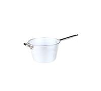 Pentole Agnelli ALMR65B30 Paiolo Radiante per Polenta con Manico e Maniglia Inox, Argento, 30 cm, 1 Pezzo