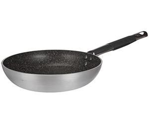 Pentole Agnelli ALSA111BBINF20 Infinity Padella Svasata Bassa, in Alluminio, con Manico Tubolare in Acciaio Inossidabile ”Cool”, 20 cm, Argento