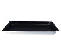 Pentole Agnelli ALSA182S40 Teglia Gastronorm in Lega 3003, Antiaderente, Alluminio, Argento, 53x32.5x4 cm