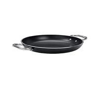 Pentole Agnelli Alsa2110ss40 - Tegame In Alluminio Antiaderente 5mm Con 2 Maniglie, Nero, 40 Cm, 1 Pezzo