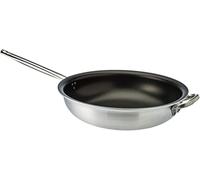 Pentole Agnelli ALSA2111BMS36 Padella Svasata Alta Antiaderente Spessore 5 Millimetri Per Mantecare Salta Pasta E Riso Con Manico Inox, Diametro 36 cm