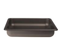 Pentole Agnelli ALSA282SS20 Gastronorm Teglia 1/2 in Alluminio, Nero, 2 cm
