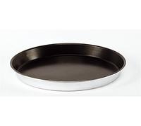 Pentole Agnelli ALSA43/3S26 Tortiera Rotonda Lega 33 con Rivestimento Antiaderente (H Cm 3), Diametro 26 cm