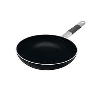 Pentole Agnelli ALSC111BBSSC40 Padella Bassa per Saltare, Alluminio, Nero, 40 cm