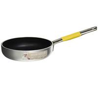 Pentole Agnelli ALSC2111BSCG36 Linea Cookware System Padella Radiante Svasata Alta Saltare, Manico Tubolare per Carni Bianche, 20 cm