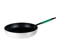 Pentole Agnelli ALSC2111BSCV40 Linea Cookware System Padella Svasata Alta con 1 Manico da 5 mm, 40 cm, Verde