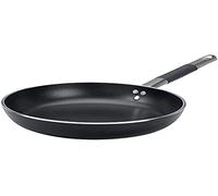 Pentole Agnelli ALSC2111SSC40 Padella Antiaderente Radiante Dritta Fondo Rettificato Spessore 5 Millimetri Con Manico Inox Cool, Diametro 40 cm