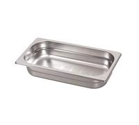 Pentole Agnelli Bacinella Forata Gastronorm, Acciaio Inossidabile, 1/3, 32.5x17.60x4 cm