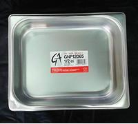 Pentole Agnelli Bacinella Gastronorm, Acciaio Inossidabile, 1/2, 26.5x32.5x6.5 cm