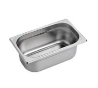 Pentole Agnelli bacinella GN 1/4 acciaio inossidabile h 15