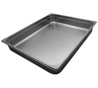 Pentole Agnelli bacinella GN 2/1, cm 65x53 h20 acciaio inossidabile professional