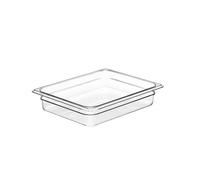 Pentole Agnelli Bacinella trasparente per alimenti gn1/2 26,5 x 32,5 x h20 cm