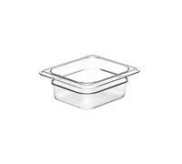 Pentole Agnelli Bacinella trasparente per alimenti gn1/6 15 x 15 x 6 cm