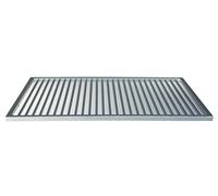 Pentole Agnelli COAL182G-1/1 Griglia Gastronorm 1/1, Antiaderente, Grigio, Alluminio, 53 x 32.5 x 2 cm