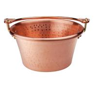Pentole Agnelli COCM44M32 Paiolo con Manico ad Arco, Rame, 32 cm