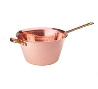 Pentole Agnelli COCM65M18 Family Cooking Rame e Pasticceria Paiolo di Legno da 18 cm
